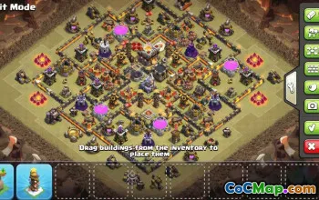 Copy CoC Town Hall 11 Base Layouts & Maps | Home Village, War, Trophy #32747