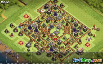 Copy CoC Town Hall 11 Base Layouts & Maps | Home, War, Trophy #33215