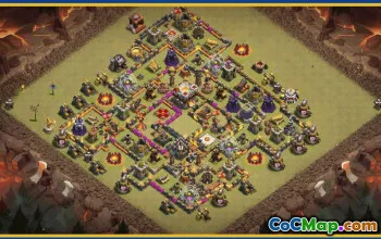 Copy CoC Town Hall 11 Base Layouts & Maps | Trophy & Home Village #29374