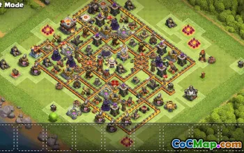 Copy CoC Town Hall 11 Base Layouts & Maps | Trophy & War Bases #33225