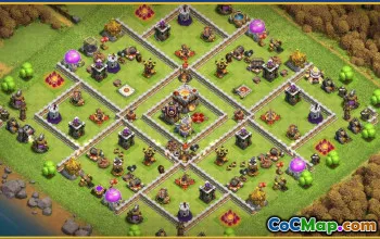 Copy CoC Town Hall 11 Base Layouts | War, Home, Trophy Maps #27794