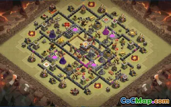 Copy CoC Town Hall 11 Base Layouts | War & Trophy Defenses #30864
