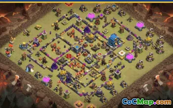 Copy CoC Town Hall 12 Base Layouts | War, Home & Defense Maps #28575