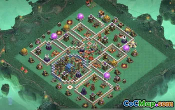 Copy CoC Town Hall 12 Base Layouts & War Maps | Home Village #27290