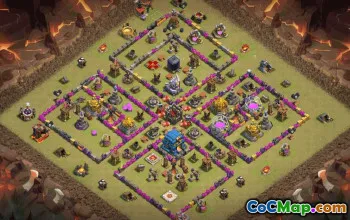 Copy CoC Town Hall 12 Base Layouts | War, Trophy & Farming Maps #31324