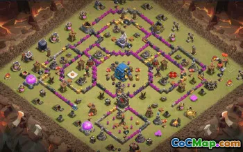 Copy CoC Town Hall 12 Base Layouts | War, Trophy & More #31699
