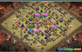 Copy CoC Town Hall 13 Base Layouts & Farming Maps | Link Included #29910
