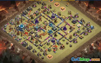 Copy CoC Town Hall 13 Base Layouts & Links | War & Trophy Bases #31575