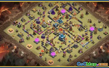 Copy CoC Town Hall 13 Base Layouts & Links | War & Village Maps #29688