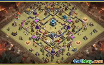Copy CoC Town Hall 13 Base Layouts – War, Home, Trophy Maps #29771