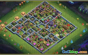 Copy CoC Town Hall 15 Base Layouts & Farming Maps | Free Download #28740