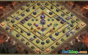 Copy CoC Town Hall 15 Base Layouts | Farming, Trophy & Home Village #29167