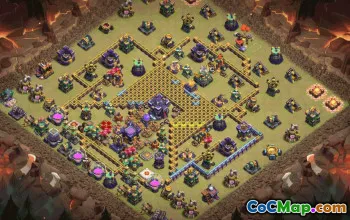 Copy CoC Town Hall 15 Base Layouts | Home Village & Trophy Maps #32138