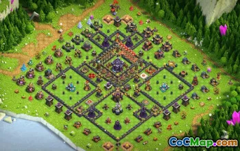 Copy CoC Town Hall 15 Base Layouts & Map Links | Trophy & War Bases #31653