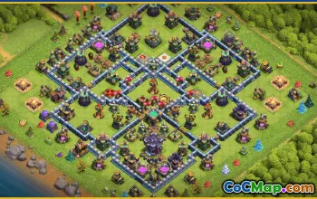 Copy CoC Town Hall 15 Base Layouts & Map Links | War & Home Village #28616