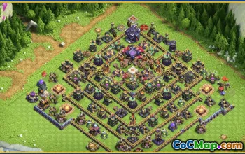 Copy CoC Town Hall 15 Base Layouts & Maps | Free Download #29953