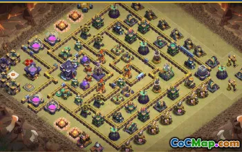 Copy CoC Town Hall 15 Base Layouts & Maps | Home, War, Trophy #27914