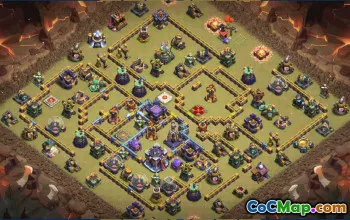 Copy CoC Town Hall 15 Base Layouts & Maps | Home, War, Trophy #30759