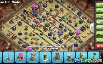 Copy CoC Town Hall 15 Base Layouts | Village, War & Trophy Bases #30665