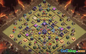 Copy CoC Town Hall 15 Base Layouts | Village, War & Trophy Maps #33038