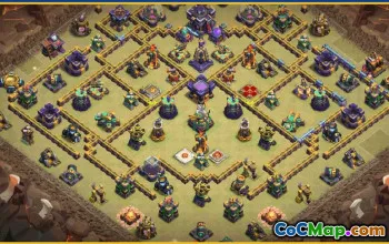 Copy CoC Town Hall 15 Base Layouts | War, Home, Map & More #29276