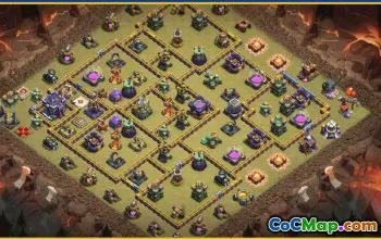 Copy CoC Town Hall 15 Base Layouts | War, Home Village & Map #28571