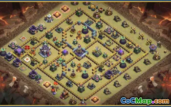 Copy CoC Town Hall 15 Base Layouts | War, Home Village & Map #29923