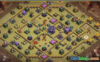 Copy CoC Town Hall 15 Base Layouts | War & Home Village Maps #27470