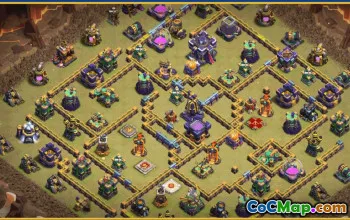 Copy CoC Town Hall 15 Base Layouts | War & Home Village Maps #29358