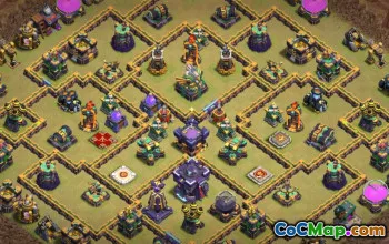 Copy CoC Town Hall 15 Base Layouts & War Maps | Home Village #27331