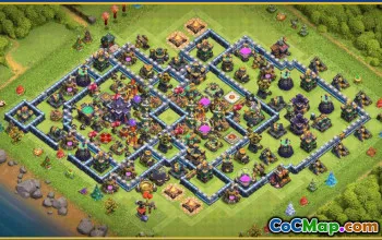 Copy CoC Town Hall 15 Base Layouts | War, Trophy, Farming & Map #28599