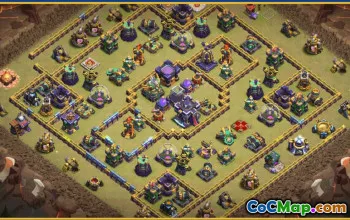 Copy CoC Town Hall 15 Base Layouts | War, Trophy & Farming Maps #29275