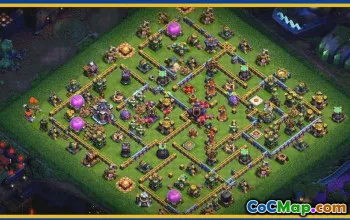 Copy CoC Town Hall 15 Base Layouts | War, Trophy, Home Village #29827