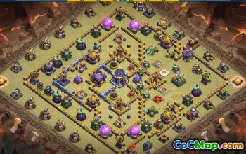 Copy CoC Town Hall 15 Base Layouts | War, Trophy, Home Village #30681
