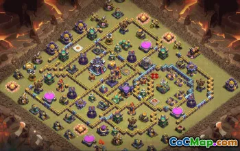 Copy CoC Town Hall 15 Base Layouts | War, Trophy & Home Village #32205