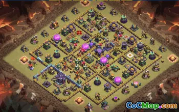 Copy CoC Town Hall 15 Base Layouts | War, Trophy, Home Village #32380
