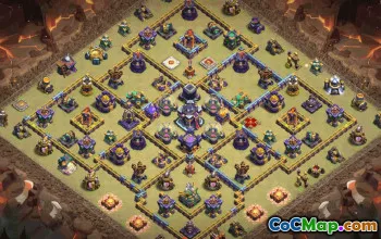 Copy CoC Town Hall 15 Base Layouts | War, Trophy, Home Village #32995