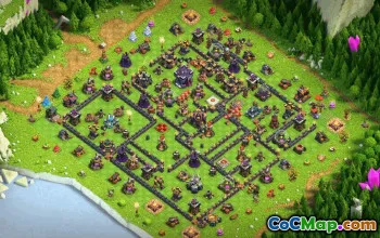Copy CoC Town Hall 15 Base Layouts – War, Trophy, Home Village #33026