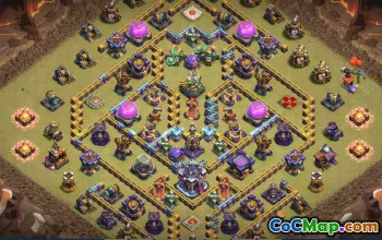 Copy CoC Town Hall 15 Base Layouts | War, Trophy & Home Village #33265