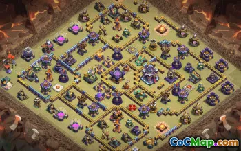 Copy CoC Town Hall 15 Base Layouts | War, Trophy, Home Village #33496