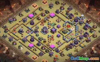 Copy CoC Town Hall 15 Base Layouts | War, Trophy, Home Village #33535
