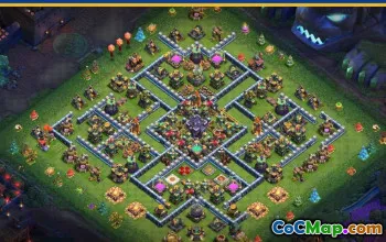 Copy CoC Town Hall 15 Base Layouts | War, Trophy & Map Links #27603