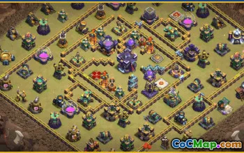 Copy CoC Town Hall 15 Base Layouts | War, Trophy & Map Links #27851
