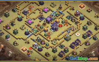 Copy CoC Town Hall 15 Base Layouts | War, Trophy & Map Links #29364