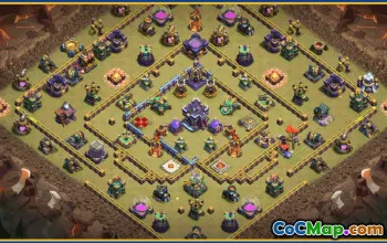 Copy CoC Town Hall 15 Base Layouts | War, Trophy & More #29004