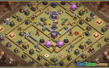Copy CoC Town Hall 15 Base Layouts – War, Trophy & More #30310