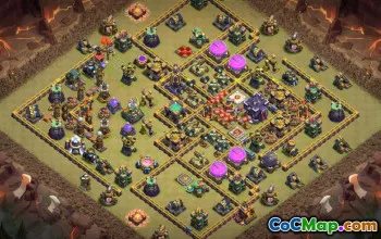 Copy CoC Town Hall 15 Base Maps | Village, Trophy & Farming Layouts #27223