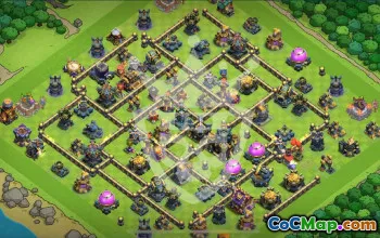 Copy CoC Town Hall 17 Base Layouts #53744