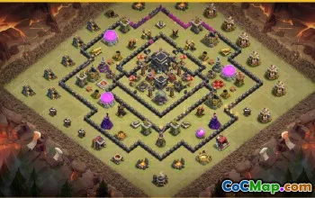 Copy CoC Town Hall 9 Base Layouts & Maps | Trophy & Farming Bases #27573
