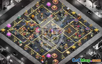 Copy Optimal Town Hall 17 Base Layouts #54020